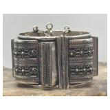 Northern African Berber Hinged Silver Cuff 117.27g