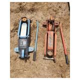 2 Floor Jacks No Handles