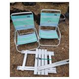 Folding Chairs & Aluminum Camp Table