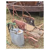 Antique Steel Frame Baby Carriage & Sprayer
