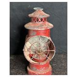 VINTAGE DECORATOR TRAFFIC SIGNAL LATERN W/