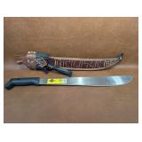Imacasa Machete with Leather Sheath