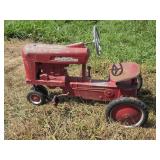 Old Original Farmall Pedal Tractor Toy