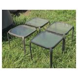 Four Small Patio / Pool Stands