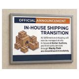 IN-HOUSE SHIPPING TRANSITION! READ PICTURE!