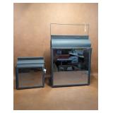 Candle Lanterns with Silvered Glass