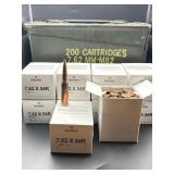 200 RNDS. 7.62x54R AMMUNITION RELOADS 10 BOXES O