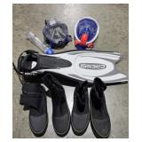 Cressi Frog Plus Diving Fins & Scuba Boots