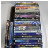 DVDS ALADDIN, GHOSTBUSTERS, CHRISTMAS CAROL,