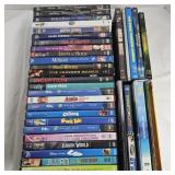 DVDS DISNEY, HUNGER GAMES, JURASSIC WORLD, ANNIE,