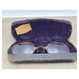 Antique Pince-Nez G.F. Shur-On Celluloid Glasses