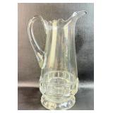 EAPG Glass Pitcher w/ Applied Handle