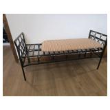 Metal End of Bed Bench