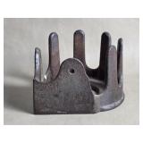 Vtg Cast Iron String Holder