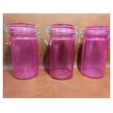 NOS Glass Canisters