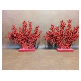 Red Coral Sculptures