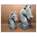 Distressed Horse Busts
