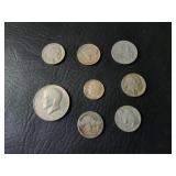 Coins Buffalo Nickels Silver Dime Kennedy Half