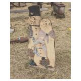 Wooden Craft Snowmen Yard Art