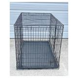 LARGE COLLAPSABLE DOG/ANIMAL CAGE/CRATE W/ 2