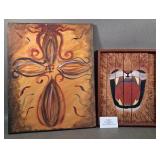 Original Canvas Painting - Cross: School Lion