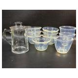 Vintage Fostoria Syrup Pitcher + Ovenglass