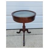 Vintage Bombay Company Curio Display Table