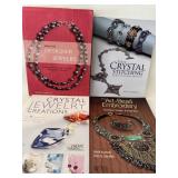4 Jewelry Making/ Beading Books Crystal Jewelry