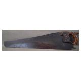 Antique GH Bishop & Co. Hand Saw : Pat Dec 1887