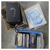 Airthereal Ozone Machine, CDs, & Container Lot