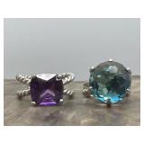 925 Sterling Silver & Sarah Coventry Rings