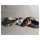 Lot Of Vtg Western Style Belts & Buckles Tony