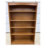 MCM Danish Teak Wood 5 Shelf BookcaseNo