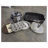 Small Crock Pot , Roaster Flan Pans +