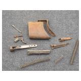 Antique Winchester Rifle Butt Plate & Parts