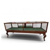 MERCANTILE SHOW CASE MIRROR DOORS CLEAN NON-BROKE