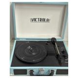 Victrola Turntable in Turquoise Case