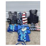 LIFE VEST/JACKETS W/ CUSHION USED ADULT & KIDS