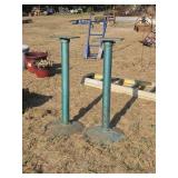 Two Heavy Duty Tool Stands