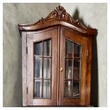 Wall Mount/ Table Sitting Wood Curio Cabinet 24ï¿½ï¿½