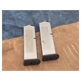 Two Ruger .45 Auto Magazines