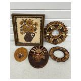 BEAD, SEED, SHELL & OTHER WALL ART