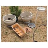 Planters, Pots, Deck Hanger ++