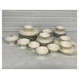 42 PCS. CENTURY WARE 23 KT. PLATINUM ALLOY