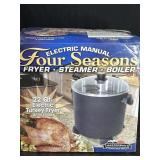 NOS 22 QT. ELECTRIC FRYER, STEAMER & BOILER BY