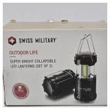 NIB SWISS MILITARY OUTDOOR LIFE LIGHT SET OF 2