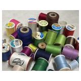 Lot of Sewing Thread New & 3/4 Full.