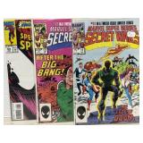3 Marvel Comics Super Heroes & Spider-Man