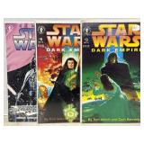4 Star Wars ComicsDark Horse Stickers shown are