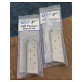 Two Colt Factory 1911 .45 Auto Magazines